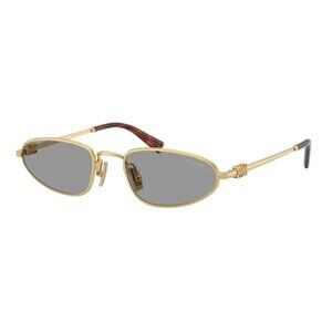 NWT MIU MIU SUNGLASSES GOLD/GRAY WOMEN EYEWEAR